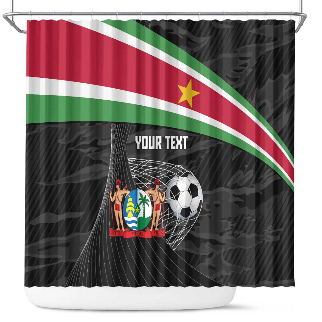 Custom Suriname Football 2026 Shower Curtain Come On Natio