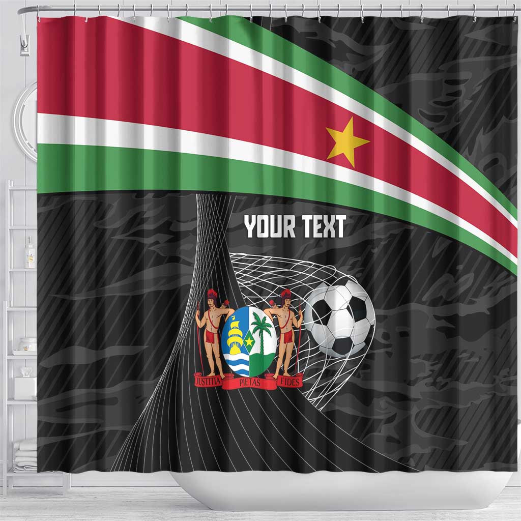 Custom Suriname Football 2026 Shower Curtain Come On Natio