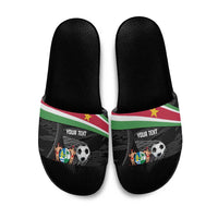 Custom Suriname Football 2026 Slide Sandals Come On Natio
