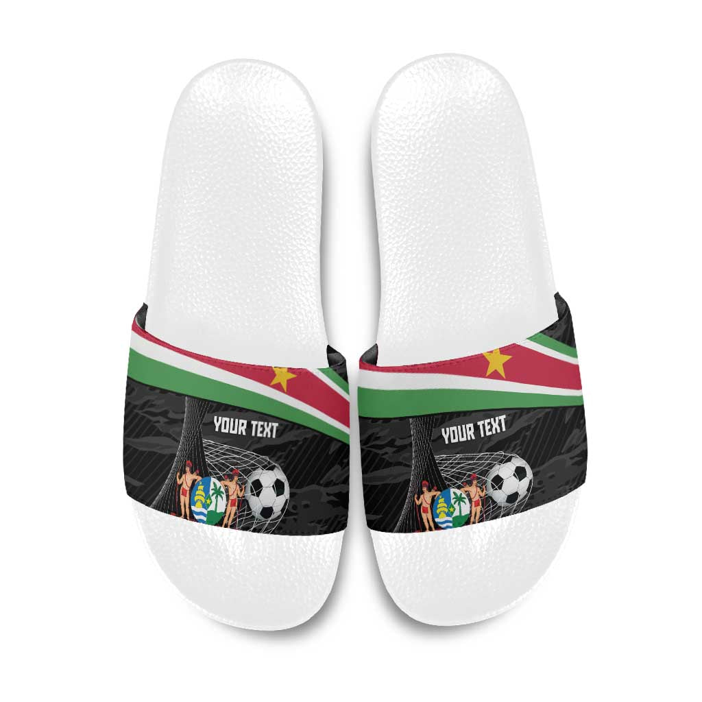 Custom Suriname Football 2026 Slide Sandals Come On Natio