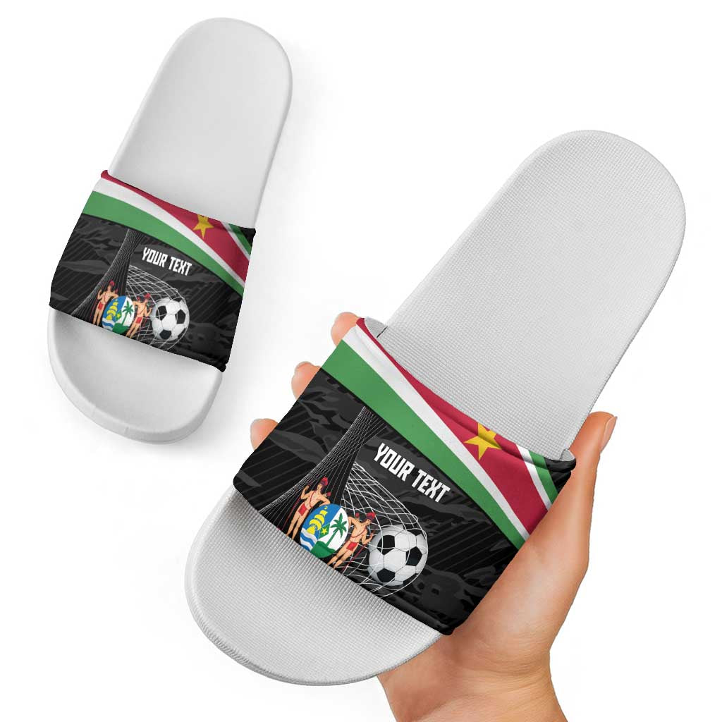 Custom Suriname Football 2026 Slide Sandals Come On Natio