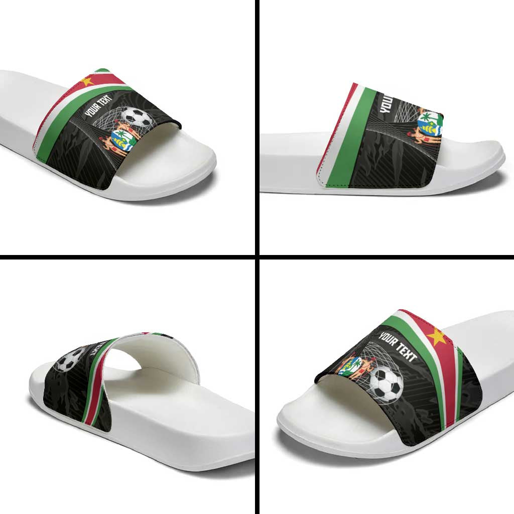 Custom Suriname Football 2026 Slide Sandals Come On Natio