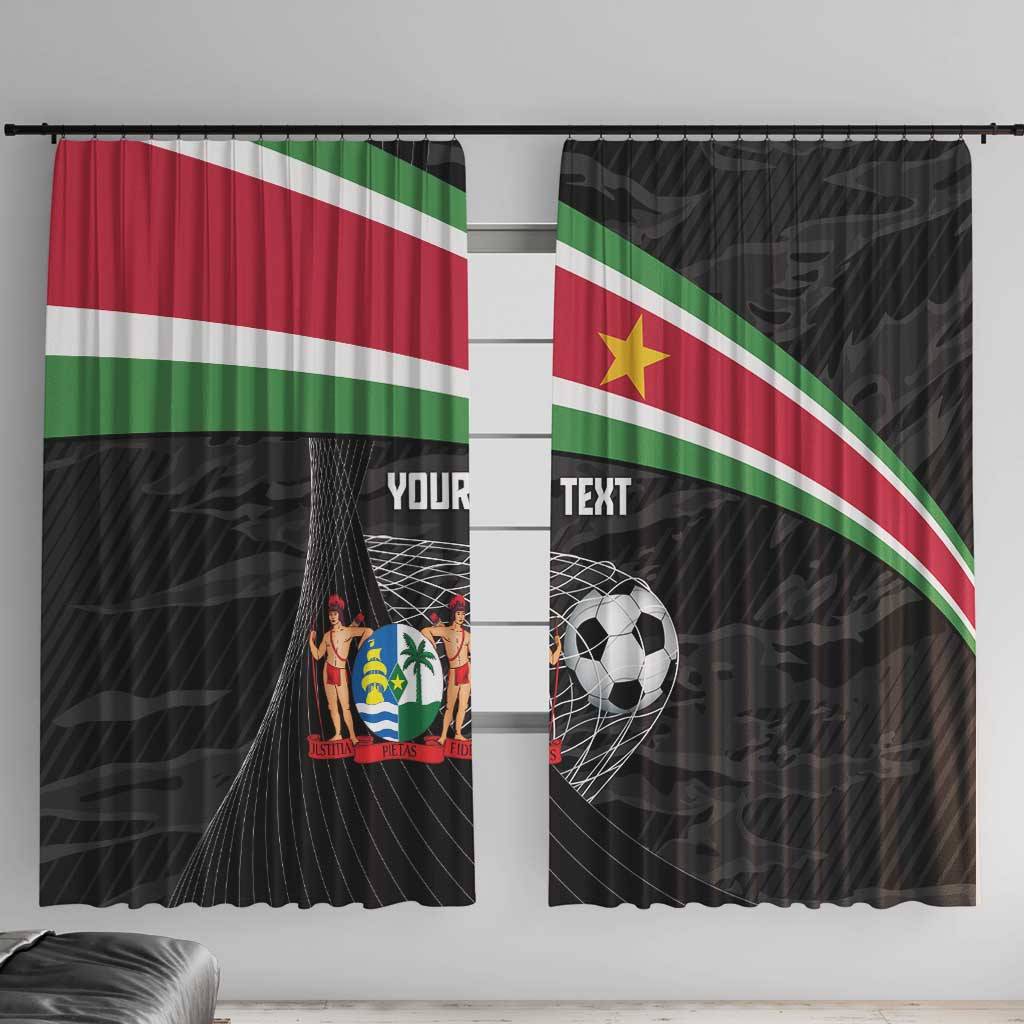 Custom Suriname Football 2026 Window Curtain Come On Natio