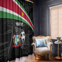 Custom Suriname Football 2026 Window Curtain Come On Natio