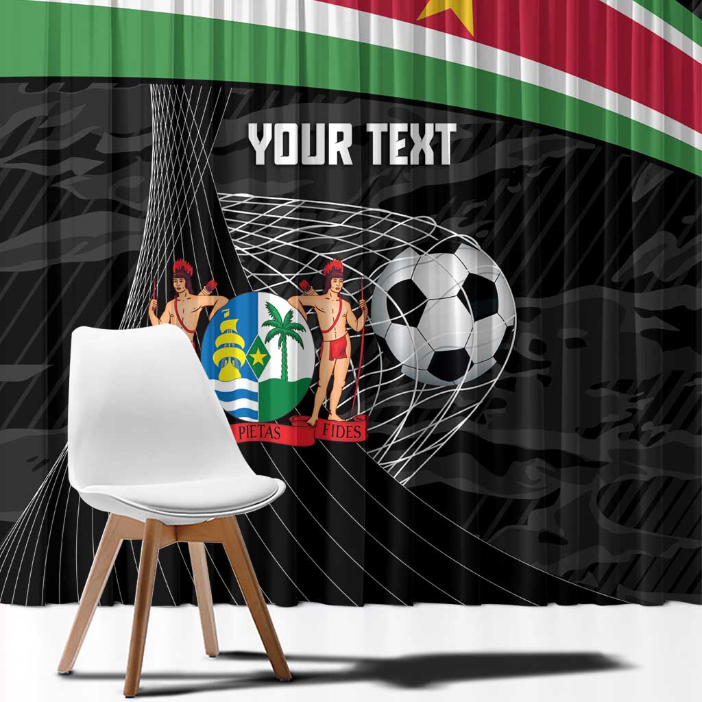 Custom Suriname Football 2026 Window Curtain Come On Natio