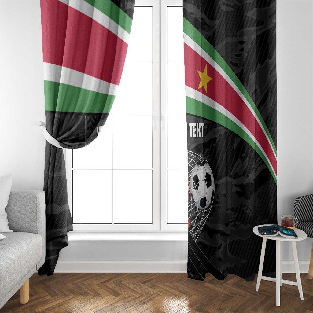 Custom Suriname Football 2026 Window Curtain Come On Natio