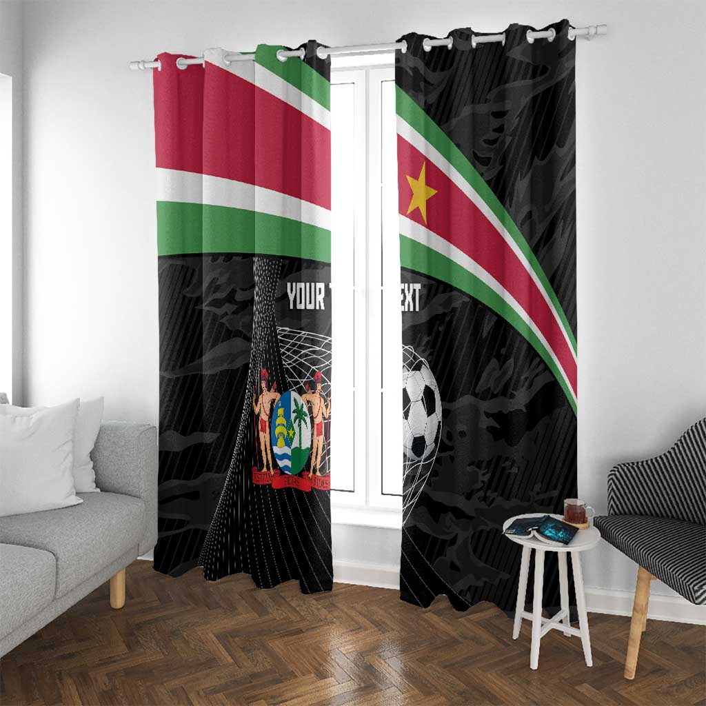 Custom Suriname Football 2026 Window Curtain Come On Natio