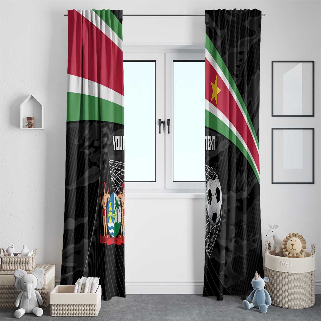 Custom Suriname Football 2026 Window Curtain Come On Natio