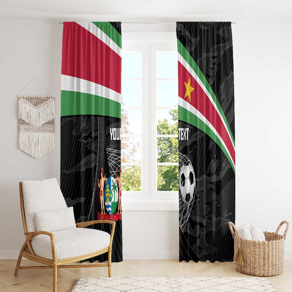 Custom Suriname Football 2026 Window Curtain Come On Natio
