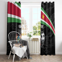 Custom Suriname Football 2026 Window Curtain Come On Natio