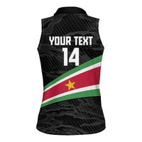 Custom Suriname Football 2026 Women Sleeveless Polo Shirt Come On Natio