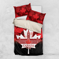 Canada Day Bedding Set 2024 Canadian Maple Leaf Pattern - Wonder Print Shop