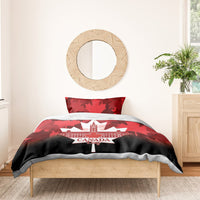 Canada Day Bedding Set 2024 Canadian Maple Leaf Pattern - Wonder Print Shop