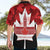 Canada Day Hawaiian Shirt 2024 Canadian Maple Leaf Pattern