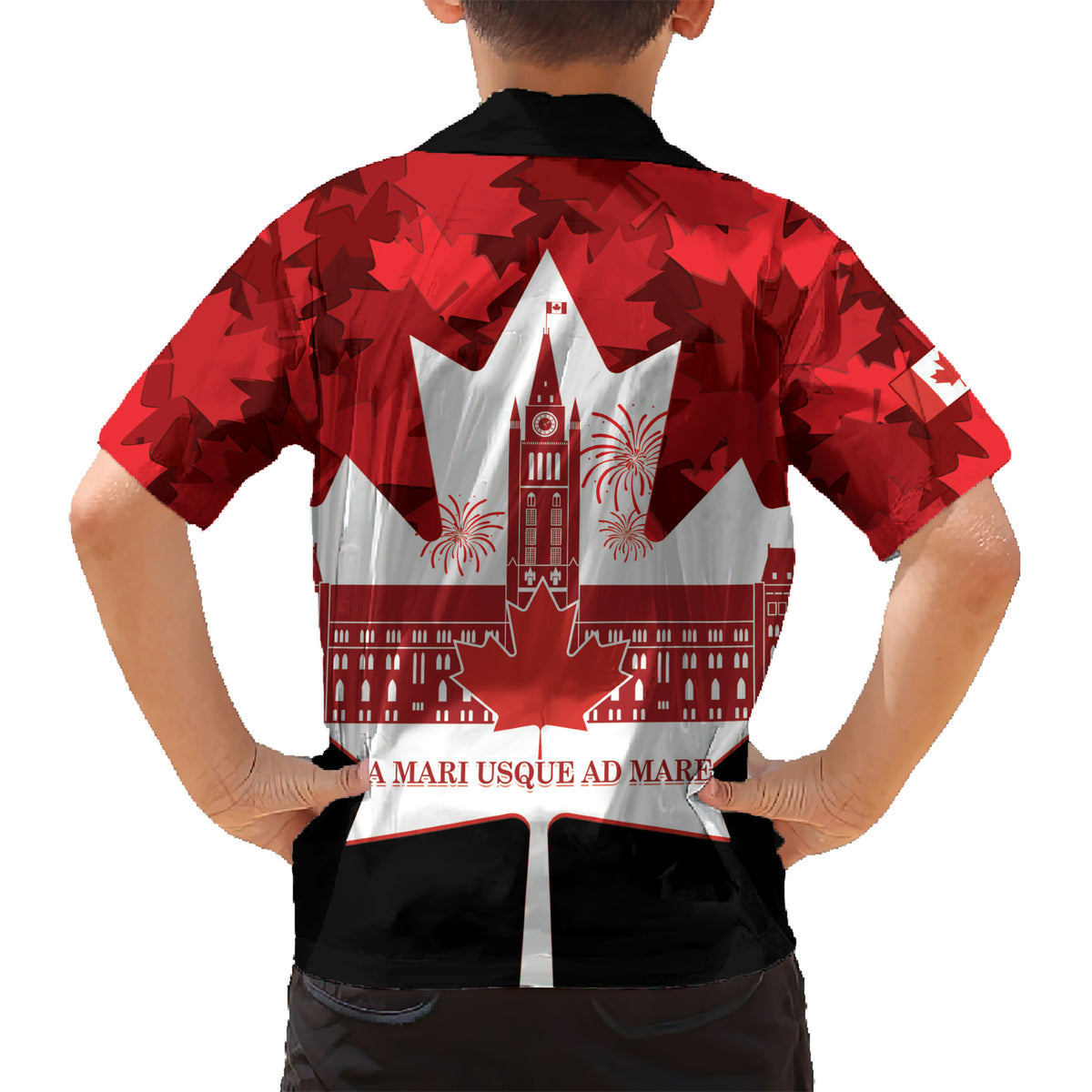 Canada Day Hawaiian Shirt 2024 Canadian Maple Leaf Pattern - Wonder Print Shop