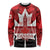 Canada Day Long Sleeve Shirt 2024 Canadian Maple Leaf Pattern
