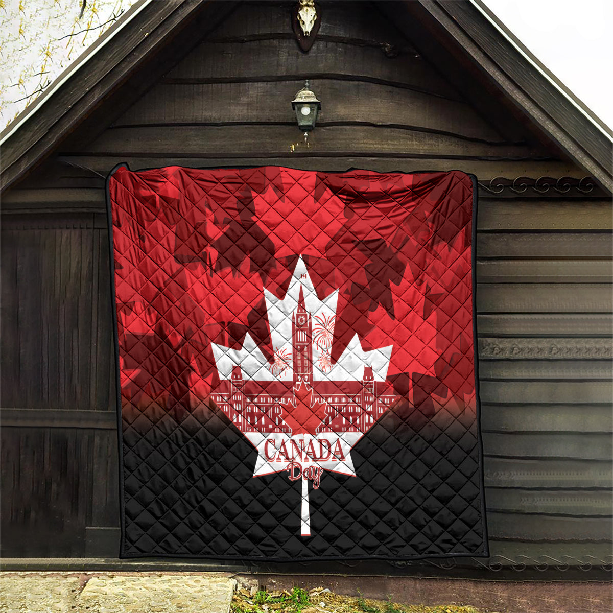 Canada Day Quilt 2024 Canadian Maple Leaf Pattern - Wonder Print Shop
