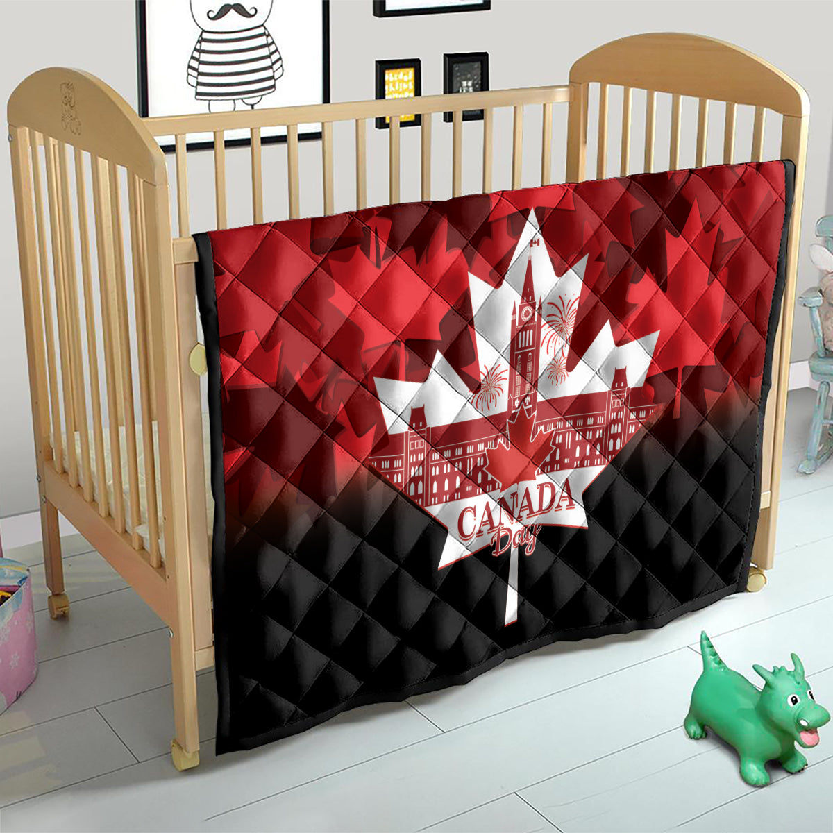 Canada Day Quilt 2024 Canadian Maple Leaf Pattern - Wonder Print Shop