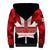 Canada Day Sherpa Hoodie 2024 Canadian Maple Leaf Pattern
