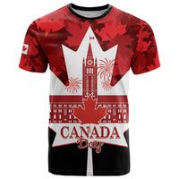 Canada Day T Shirt 2024 Canadian Maple Leaf Pattern - Wonder Print Shop