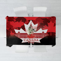 Canada Day Tablecloth 2024 Canadian Maple Leaf Pattern - Wonder Print Shop