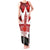 Canada Day Tank Maxi Dress 2024 Canadian Maple Leaf Pattern - Wonder Print Shop