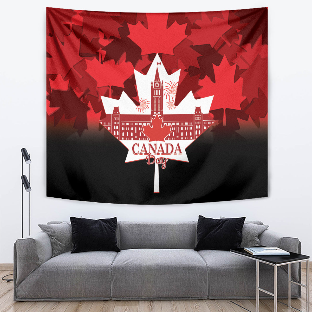Canada Day Tapestry 2024 Canadian Maple Leaf Pattern