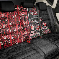 Canada Indigenous Peoples' Day Back Car Seat Cover Canadian Raven Haida Pattern