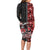 Canada Indigenous Peoples' Day Family Matching Long Sleeve Bodycon Dress and Hawaiian Shirt Canadian Raven Haida Pattern