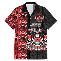 Canada Indigenous Peoples' Day Family Matching Mermaid Dress and Hawaiian Shirt Canadian Raven Haida Pattern