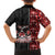 Canada Indigenous Peoples' Day Family Matching Off The Shoulder Long Sleeve Dress and Hawaiian Shirt Canadian Raven Haida Pattern