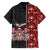 Canada Indigenous Peoples' Day Family Matching Off The Shoulder Long Sleeve Dress and Hawaiian Shirt Canadian Raven Haida Pattern