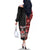 Canada Indigenous Peoples' Day Family Matching Off The Shoulder Long Sleeve Dress and Hawaiian Shirt Canadian Raven Haida Pattern