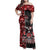 Canada Indigenous Peoples' Day Family Matching Off Shoulder Maxi Dress and Hawaiian Shirt Canadian Raven Haida Pattern