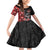 Canada Indigenous Peoples' Day Family Matching Off Shoulder Short Dress and Hawaiian Shirt Canadian Raven Haida Pattern
