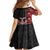 Canada Indigenous Peoples' Day Family Matching Off Shoulder Short Dress and Hawaiian Shirt Canadian Raven Haida Pattern