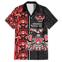 Canada Indigenous Peoples' Day Hawaiian Shirt Canadian Raven Haida Pattern