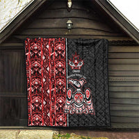 Canada Indigenous Peoples' Day Quilt Canadian Raven Haida Pattern
