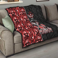 Canada Indigenous Peoples' Day Quilt Canadian Raven Haida Pattern