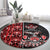 Canada Indigenous Peoples' Day Round Carpet Canadian Raven Haida Pattern