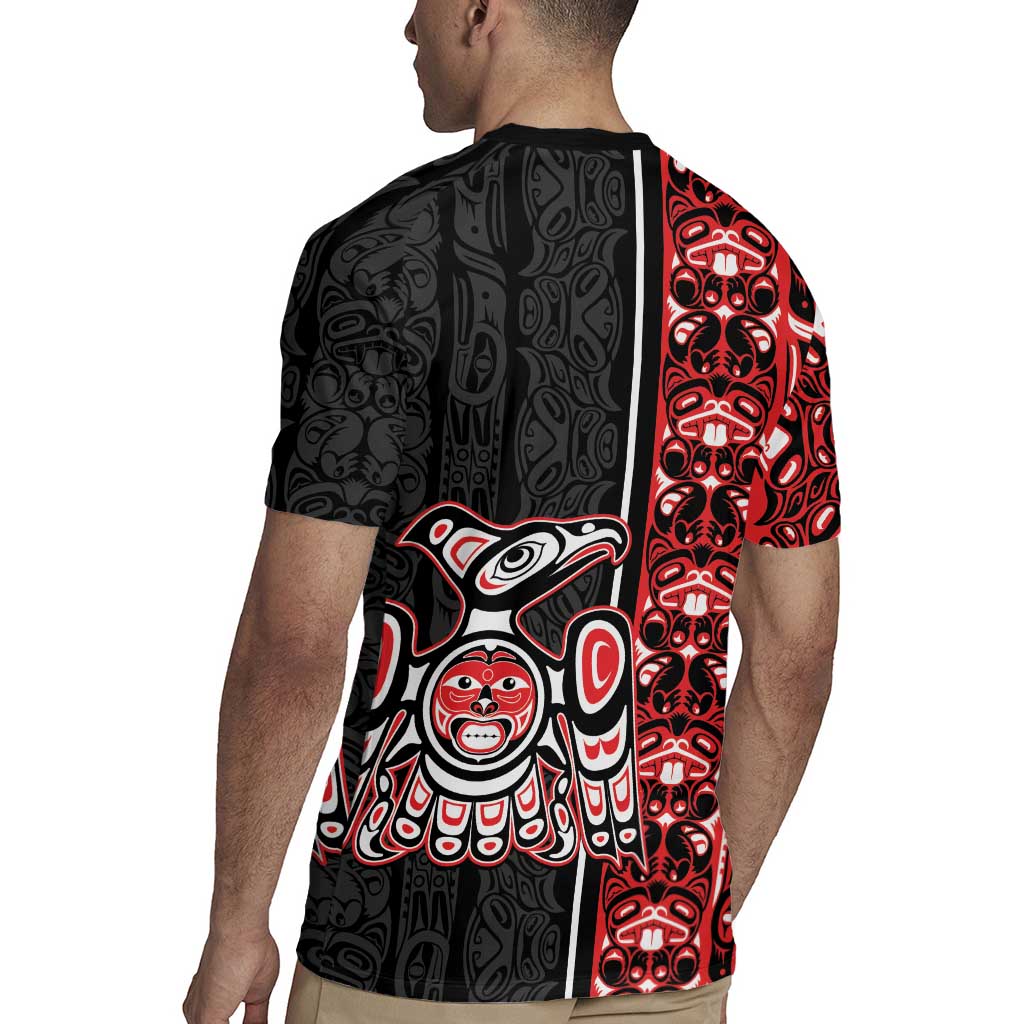 Canada Indigenous Peoples' Day Rugby Jersey Canadian Raven Haida Pattern