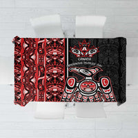 Canada Indigenous Peoples' Day Tablecloth Canadian Raven Haida Pattern