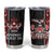 Canada Indigenous Peoples' Day Tumbler Cup Canadian Raven Haida Pattern