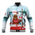 Canada Day Baseball Jacket Cute Beaver With Flag