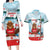 Canada Day Couples Matching Long Sleeve Bodycon Dress and Hawaiian Shirt Cute Beaver With Flag