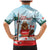 Canada Day Family Matching Mermaid Dress and Hawaiian Shirt Cute Beaver With Flag