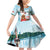 Canada Day Family Matching Off Shoulder Short Dress and Hawaiian Shirt Cute Beaver With Flag