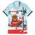 Canada Day Family Matching Puletasi and Hawaiian Shirt Cute Beaver With Flag