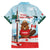 Canada Day Family Matching Short Sleeve Bodycon Dress and Hawaiian Shirt Cute Beaver With Flag