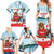 Canada Day Family Matching Summer Maxi Dress and Hawaiian Shirt Cute Beaver With Flag